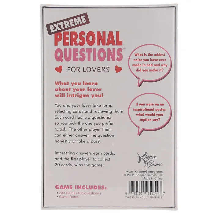 Extreme Personal Questions For Lovers Game Kheper Games Games Extreme Personal Questions For Lovers Game Kheper Games Games