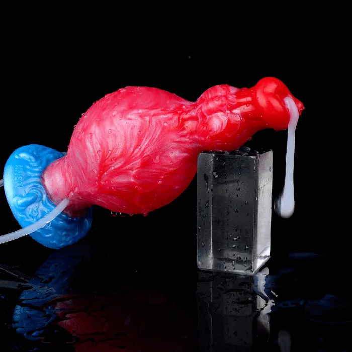 5253 Silicone Inflating Squirting Dildo FAAK Female Sex Toys 5253 Silicone Inflating Squirting Dildo FAAK Female Sex Toys