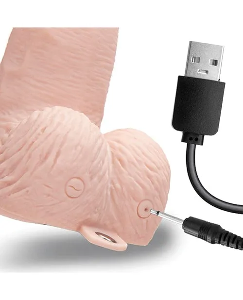 Lux Fetish Lux Fetish 6 Rechargeable Strap On with Balls Female Sex Toys Lux Fetish Lux Fetish 6 Rechargeable Strap On with Balls Female Sex Toys