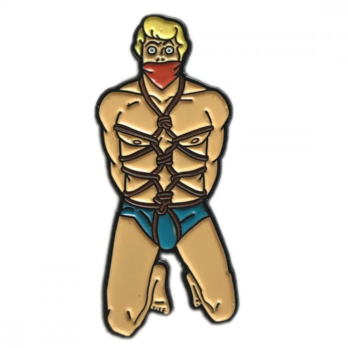 Vibrators Geeky Kinky Geeky Kinky Bound Freddy Enamel Pin