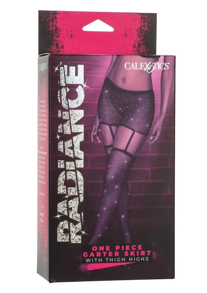 Male Sex Toys Radiance One Piece Garter Skirt with Thigh Highs Radiance