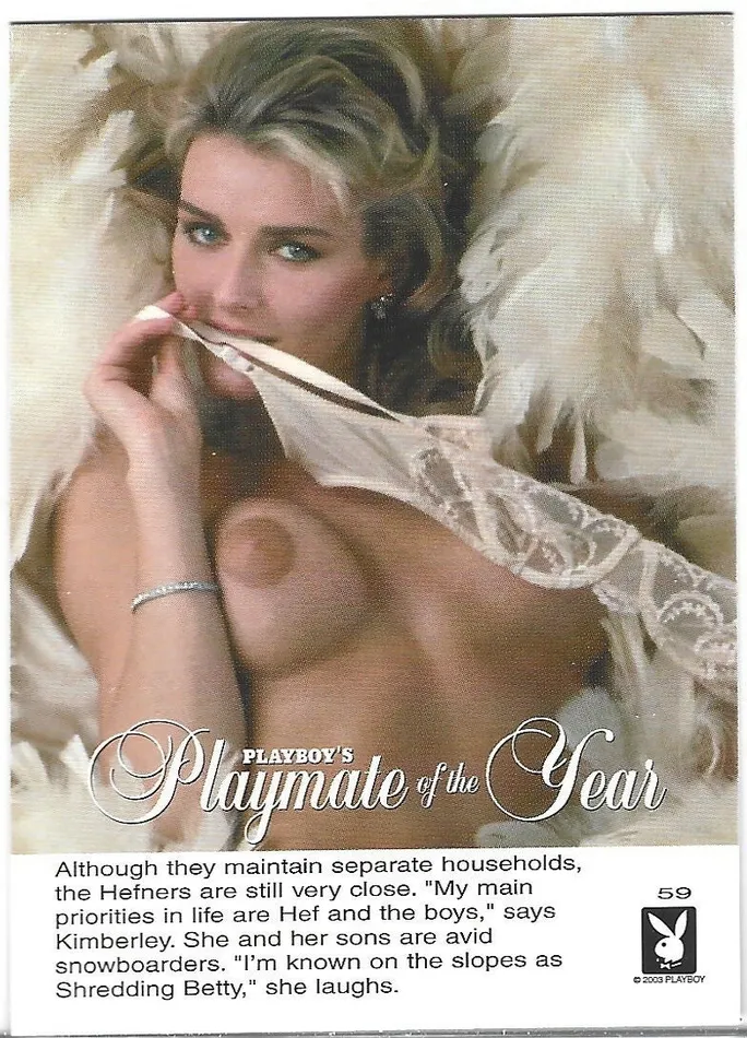 Anal Dans Cards Playboy Playmate of the Year Kimberley Conrad Card 59