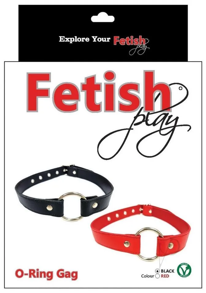 Anal Rouge Fb O Ring Gag Vegan Black