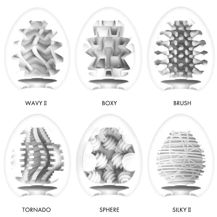 Easy Beat Egg New Standard Masturbator Six Pack TENGA Male Sex Toys Easy Beat Egg New Standard Masturbator Six Pack TENGA Male Sex Toys