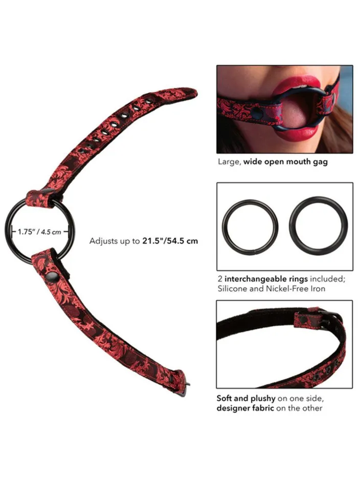 CALIFORNIA EXOTIC NOVELTIES Vibrators Scandal Wide Open Mouth Gag