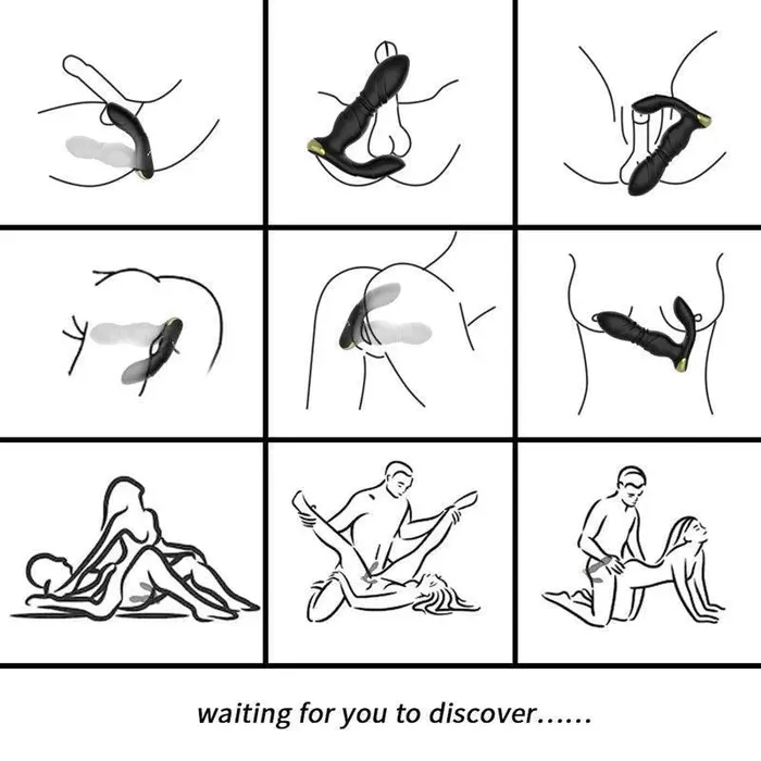 Thrusting Anal Plug Vibrator Xinghaoya Anal
