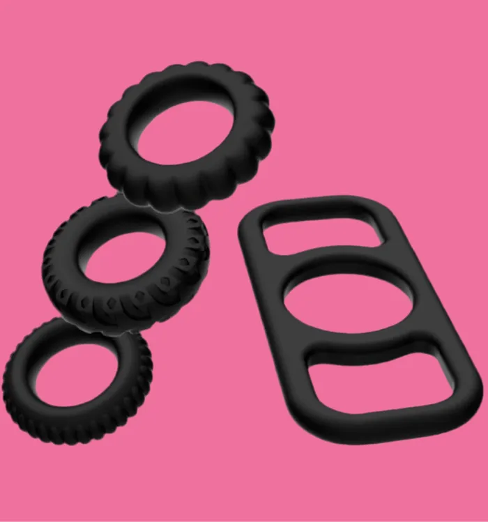 Addicted Toys Anal Set 4 Anelli Elastici