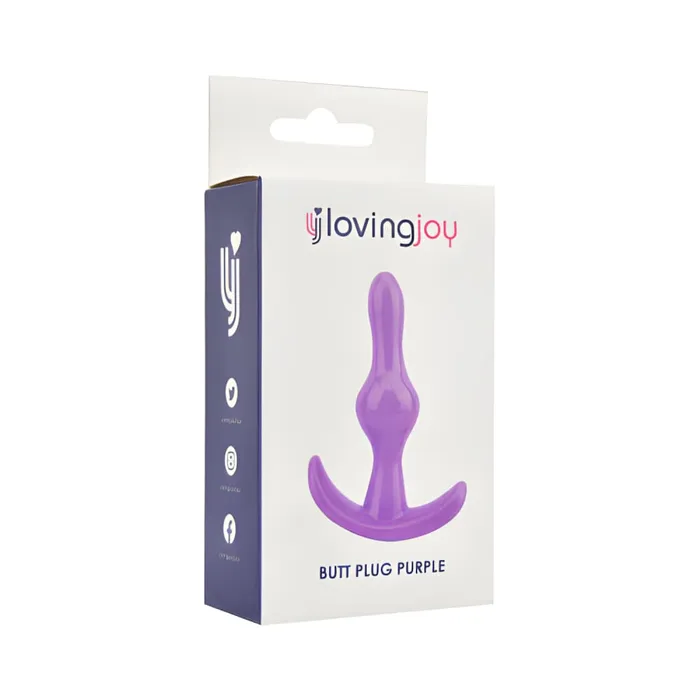 Anal Loving Joy Loving Joy Butt Plug Purple Anal Loving Joy Loving Joy Butt Plug Purple