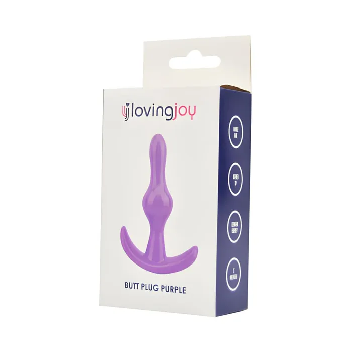 Anal Loving Joy Loving Joy Butt Plug Purple Anal Loving Joy Loving Joy Butt Plug Purple