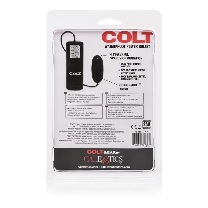 CalExotics Colt Waterproof Power Bullet Female Sex Toys