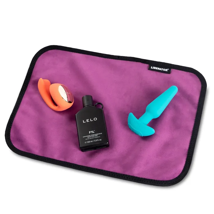 Fascinator Toy Pad Moistureproof Toy Pad Microvelvet Aubergine Liberator Vibrators