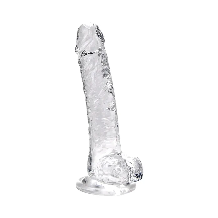 Loving Joy 7 Inch Dildo with Balls Clear Loving Joy Dildos