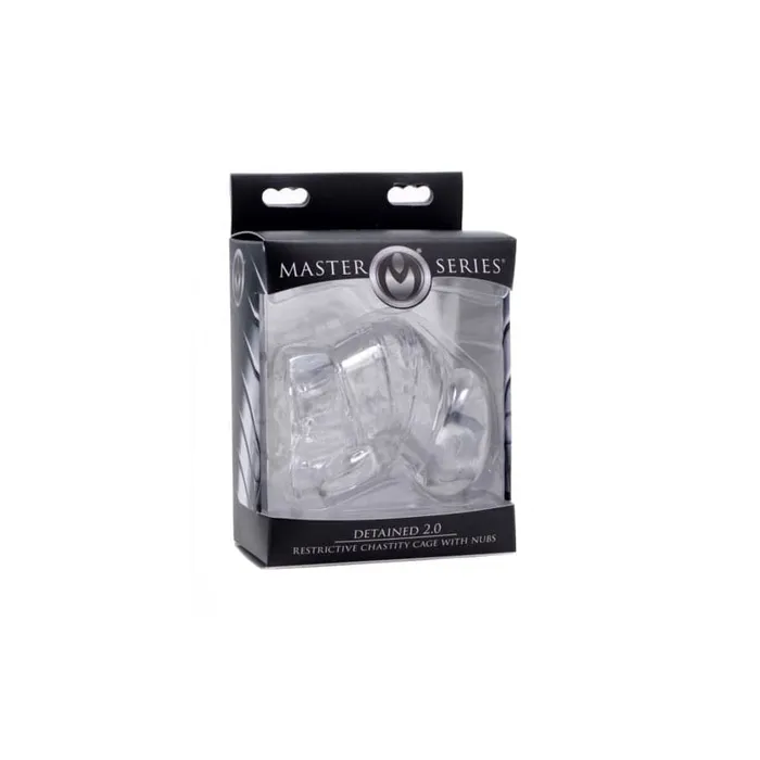 Master Series Male Sex Toys Detained 20 Restrictive Chastity Cage w Nubs Master Series Male Sex Toys Detained 20 Restrictive Chastity Cage w Nubs