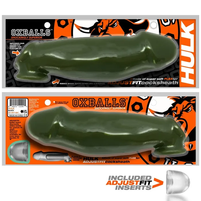 OXBALLS HULK gargantic cocksheath ARMY Vibrators