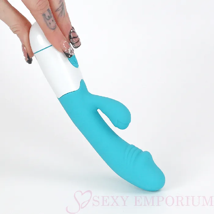 Sexy Emporium Female Sex Toys 10 Mode Silicone Rabbit Vibrator Blue