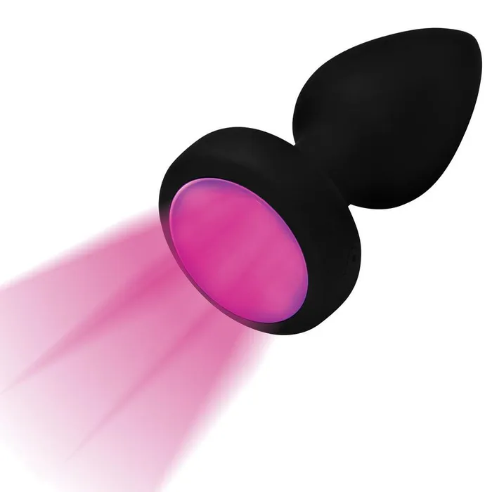 7x Light Up Rechargeable Anal Plug Small XR Brands Male Sex Toys 7x Light Up Rechargeable Anal Plug Small XR Brands Male Sex Toys