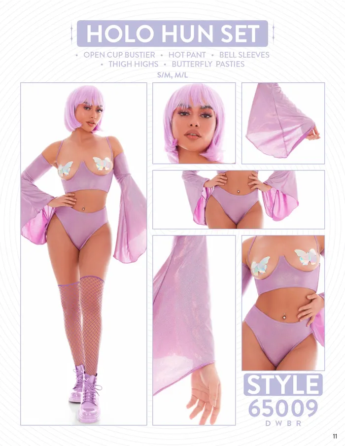 Anal KandiHouse Holo Hun 5pc Set Smallmedium Purple