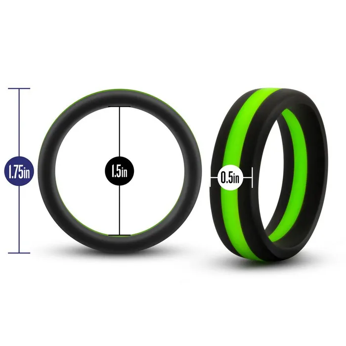 Blush Anal Performance Silicone Go Pro Cock Ring Blackgreenblack Blush Anal Performance Silicone Go Pro Cock Ring Blackgreenblack
