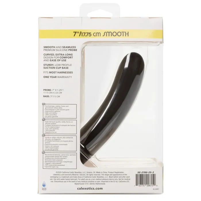 CalExotics Anal Boundless Smooth 7 Inch Black CalExotics Anal Boundless Smooth 7 Inch Black