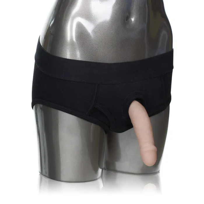 Calexotics Cozy Stretch Briefs with Secret Pocket for Extra Fun Male Sex Toys