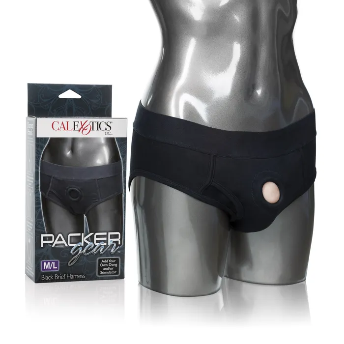 Calexotics Cozy Stretch Briefs with Secret Pocket for Extra Fun Male Sex Toys