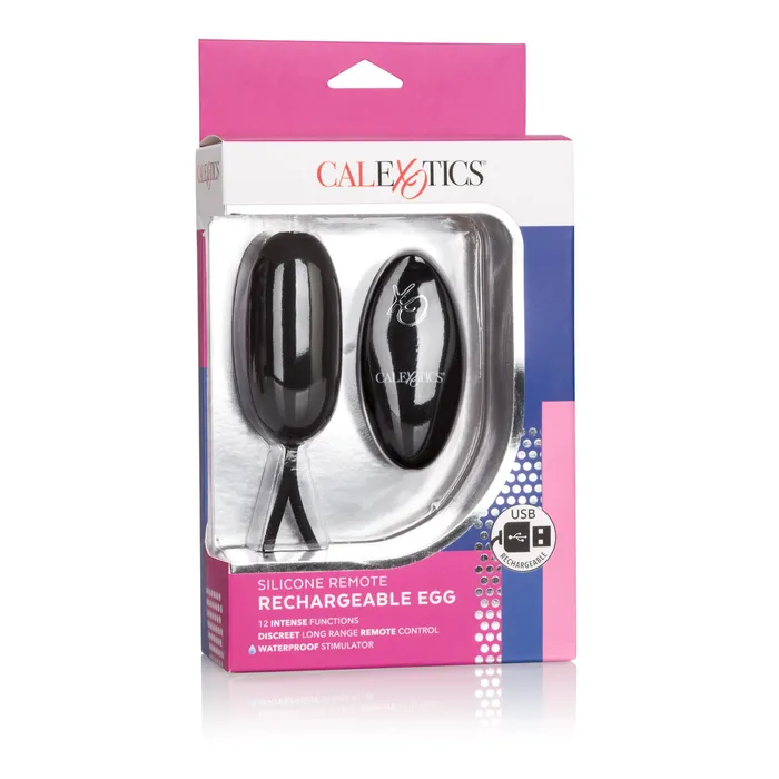 CalExotics Silicone Remote Rechargeable Egg Black Anal CalExotics Silicone Remote Rechargeable Egg Black Anal