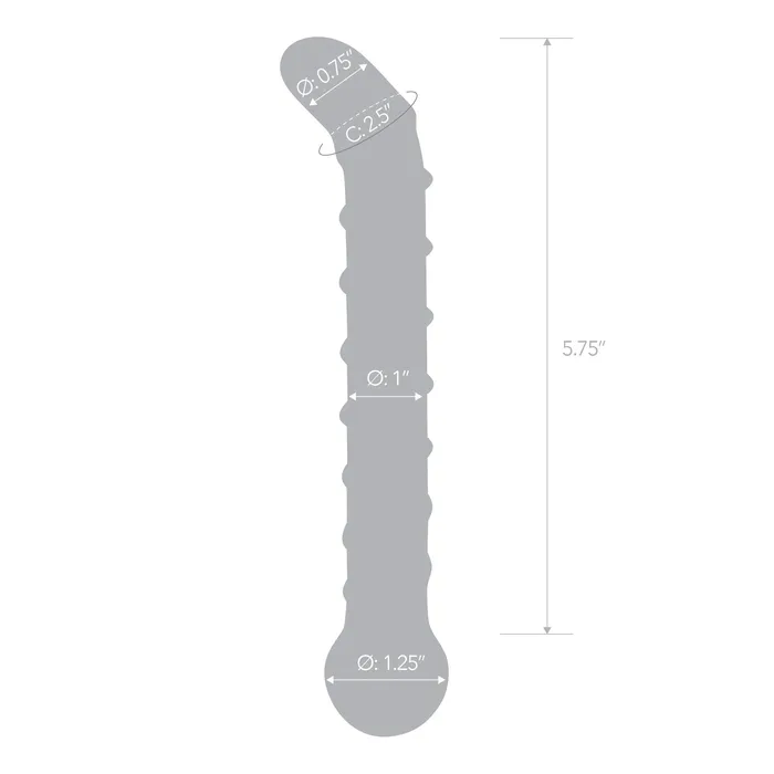 Dildos Mr Swirly 65 Inch GSpot Glass Dildo Electric Novelties Dildos Mr Swirly 65 Inch GSpot Glass Dildo Electric Novelties