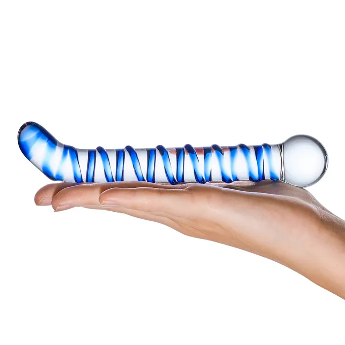 Dildos Mr Swirly 65 Inch GSpot Glass Dildo Electric Novelties Dildos Mr Swirly 65 Inch GSpot Glass Dildo Electric Novelties