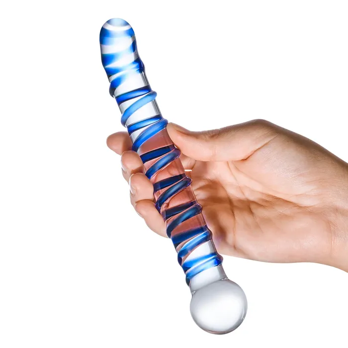 Dildos Mr Swirly 65 Inch GSpot Glass Dildo Electric Novelties Dildos Mr Swirly 65 Inch GSpot Glass Dildo Electric Novelties