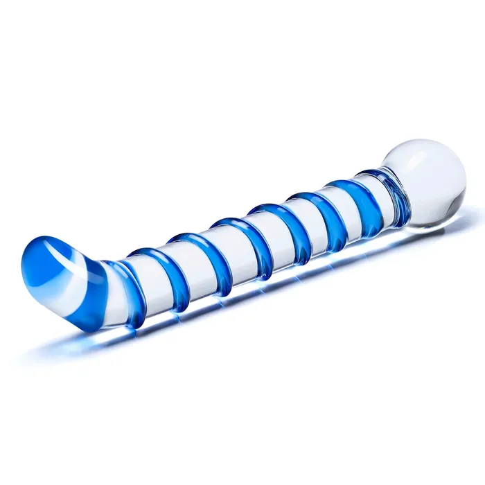Dildos Mr Swirly 65 Inch GSpot Glass Dildo Electric Novelties Dildos Mr Swirly 65 Inch GSpot Glass Dildo Electric Novelties