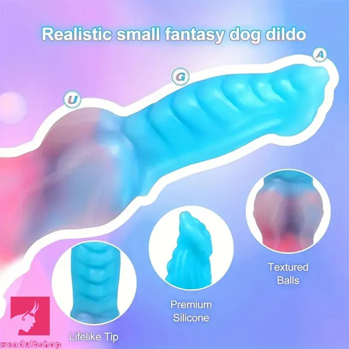 Dildos Weadultshop 709in Luminous Silicone Soft Monster Knot Cock Dildo For Adults