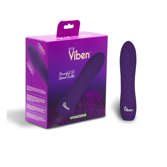 Female Sex Toys Viben Vivacious Intense 10Function Bullet Violet Female Sex Toys Viben Vivacious Intense 10Function Bullet Violet