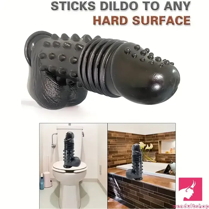 Female Sex Toys Weadultshop 11in Huge Black Spiked Barbed Dildo For Women Men Sex Masturbation