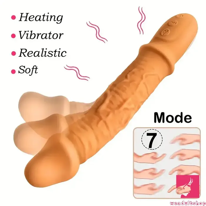 Female Sex Toys Weadultshop 846in Electric Soft Real Silicone G Spot Heating Vibrating Adult Dildo