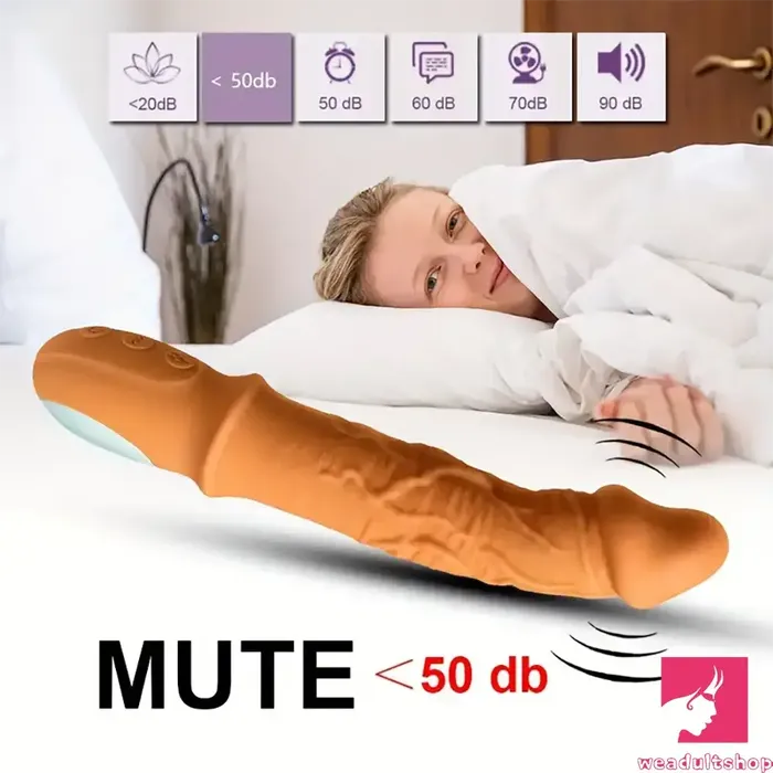 Female Sex Toys Weadultshop 846in Electric Soft Real Silicone G Spot Heating Vibrating Adult Dildo
