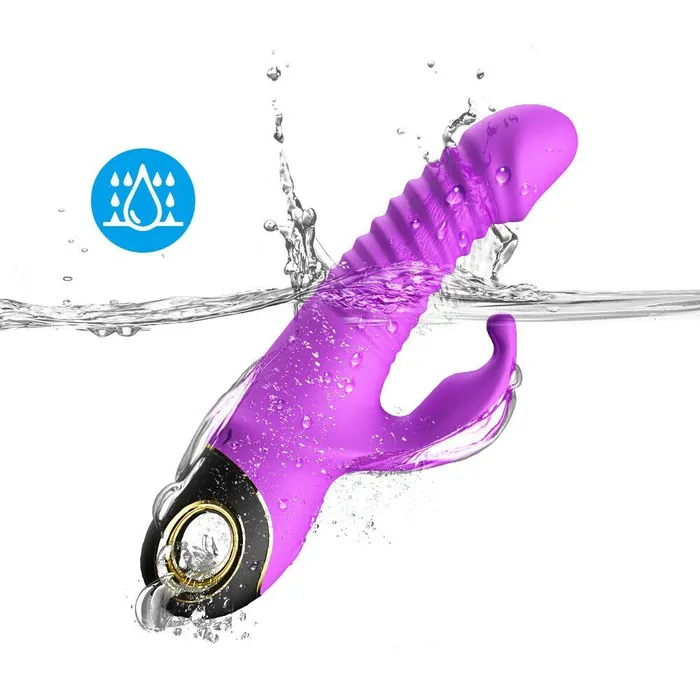 Female Sex Toys Weadultshop USKV09 Thrusting Revolving Vibrating Rabbit Vibrator