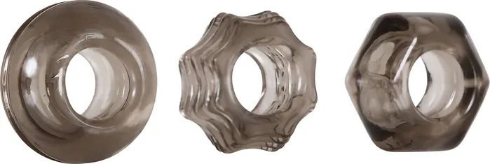 Male Sex Toys Zero Tolerance Fun Shape Cockrings Circle Hexagon Star for Extra Zing